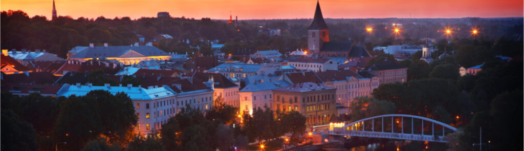 View of Tartu, Estonia.